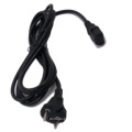 Plug Euro à IEC C17 2 Pin Cord d&#39;alimentation